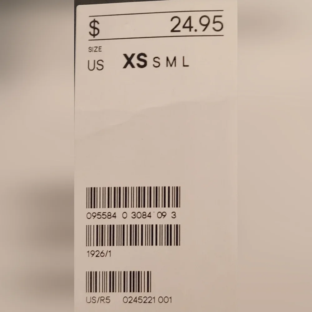 H&M black glitter skirt XS NWT - Picture 6 of 6